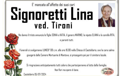 SIGNORETTI LINA