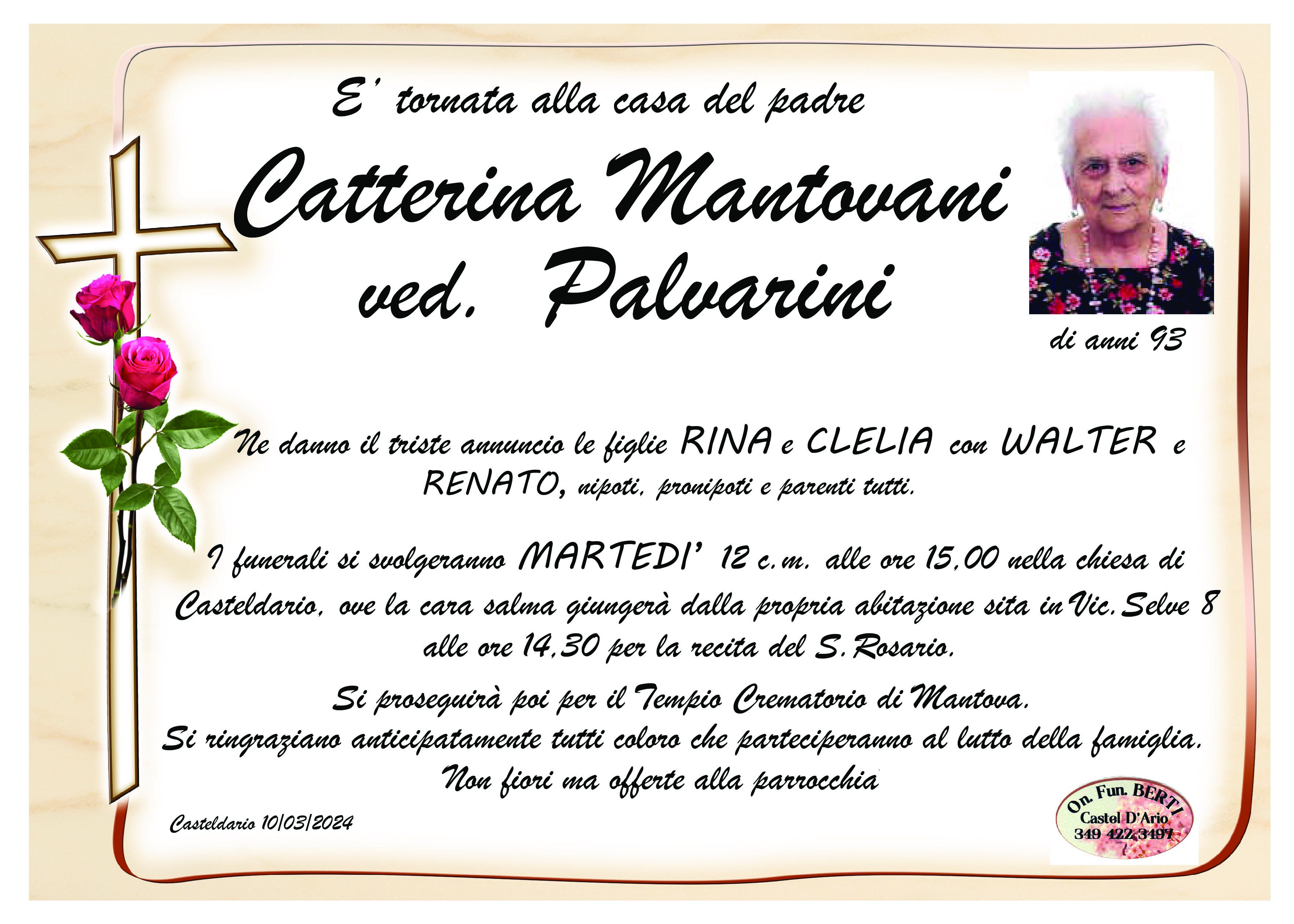 CATTERINA MANTOVANI